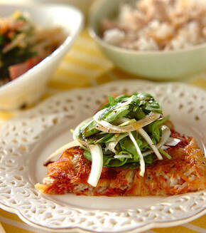 コンビーフとジャガイモのガレットの献立