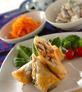 「鶏肉の春巻き」の献立