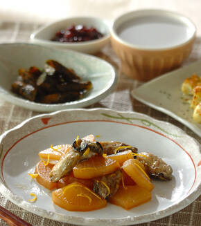 大根とカキの炒め煮の献立
