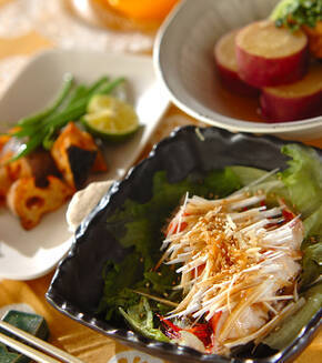 金目鯛の中華蒸しの献立