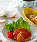 「鮭バーグ」の献立