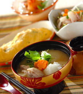 みぞれお雑煮の献立