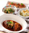 「ピーマンの肉詰めトマト煮」の献立