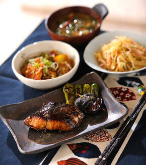 サワラの山椒照り焼きの献立