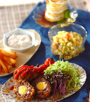 スコッチエッグの献立