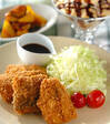 アジのカレーフライの献立