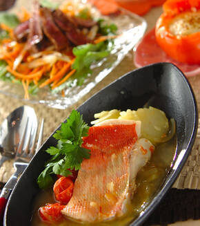 金目鯛のブイヤベースの献立