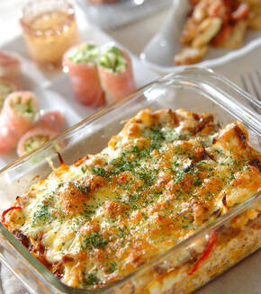 たっぷり玉ネギのオーブン焼きの献立