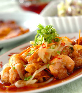 さっぱり！鶏の唐揚げの南蛮漬けの献立