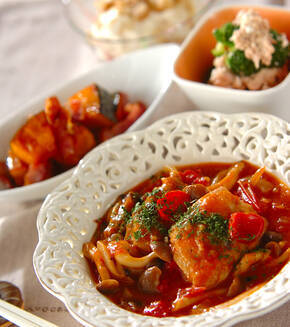 マンネリ防止に！鶏もも肉としめじのケチャップ煮 by杉本 亜希子さんの献立