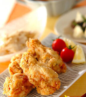 フライドチキンの献立