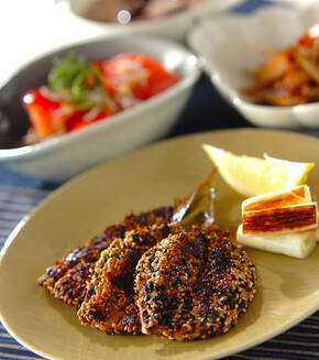 イワシのゴマ焼きの献立