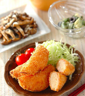 タラモサンドフライの献立