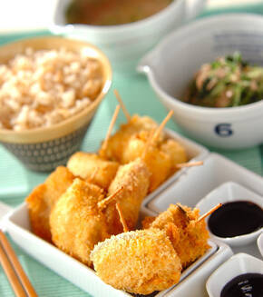 いろいろフライの献立