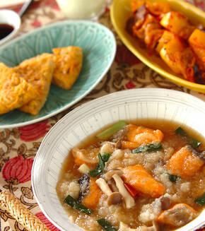 鮭のおろし煮の献立