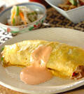 「豚肉と玉ネギのオムレツ」の献立