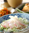 「鯛のサラダ風お造り」の献立