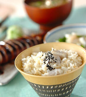 里芋ご飯の献立