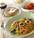 「イカ入りパスタ」の献立