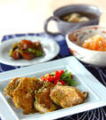 「チキンのピカタ」の献立