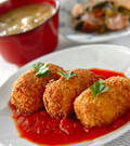 「絶品エビのクリームコロッケ」の献立