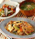 「野菜のエスニック炒め」の献立