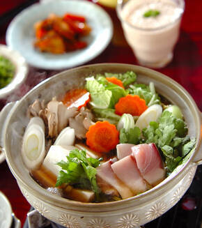 ブリしゃぶの献立