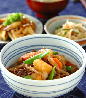 丁寧に作る基本のおかず 関西風肉じゃがの献立