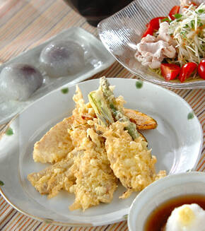 基本の天ぷら カラッとサクサクに美味しく作る by中島さん 杉本さんの献立