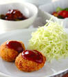 ツナ入りコロッケの献立