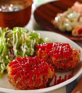 ホクホクビーフコロッケの献立