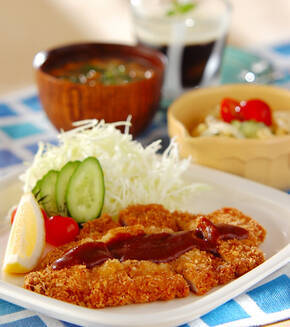 サクサクトンカツの献立