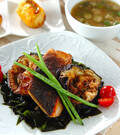 「米ナスと鮭のソテー」の献立