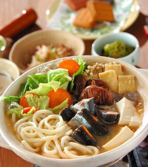 サンマ鍋の献立