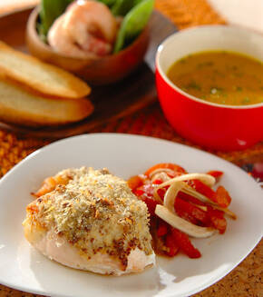 チキンのマスタード焼きの献立