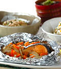「鮭のバターホイル焼き」の献立