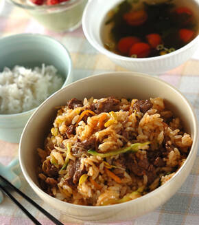 炒めて時短ご飯 味付け簡単ビビンバ風に by中島さん・杉本さんの献立