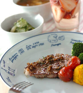 豚肉のマリネ焼きの献立