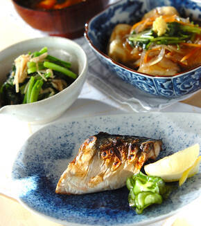 サバの塩焼きの献立