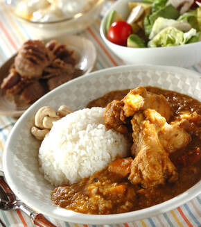 チキンカレーの献立