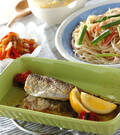 「アジのハーブオーブン焼き」の献立