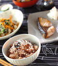 「小豆の炊き込みおこわ風」の献立