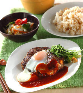 リングハンバーグの献立