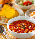 「大豆でチリコンカン」の献立