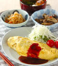 「ジャガイモと鶏肉のオムレツ」の献立