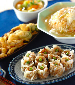おいしいシューマイの献立