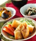 「ささ身と野菜の春巻き」の献立