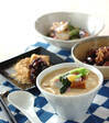 具材たっぷり茶碗蒸しの献立