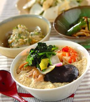 小田巻き蒸しの献立