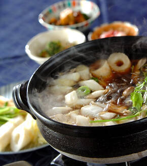 きりたんぽ風鍋の献立